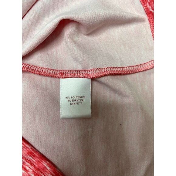 SO Pink Space Dye Athletic Scoop Neck‎ Racerback Tank Top Sz Medium - Picture 5 of 7